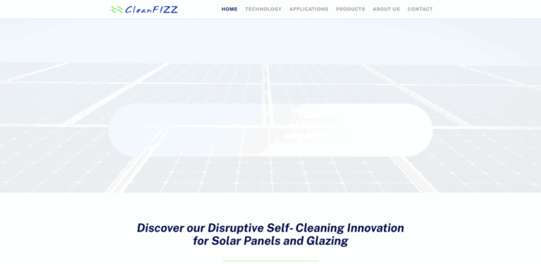 CleanFizz: Innovative Self-Cleaning Technology for Solar Panels and Glass Surfaces