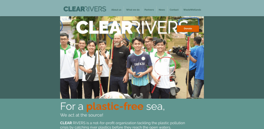 CLEAR RIVERS - Combatting Plastic Pollution Through River Cleanups