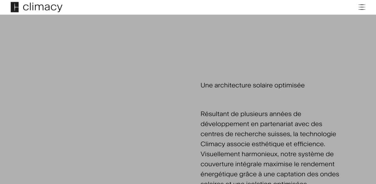 Climacy solar architecture