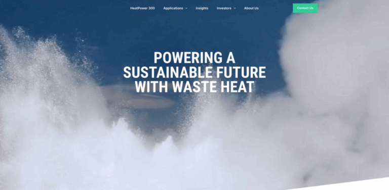 Climeon: Efficiently Converting Low-Temperature Waste Heat into Electricity