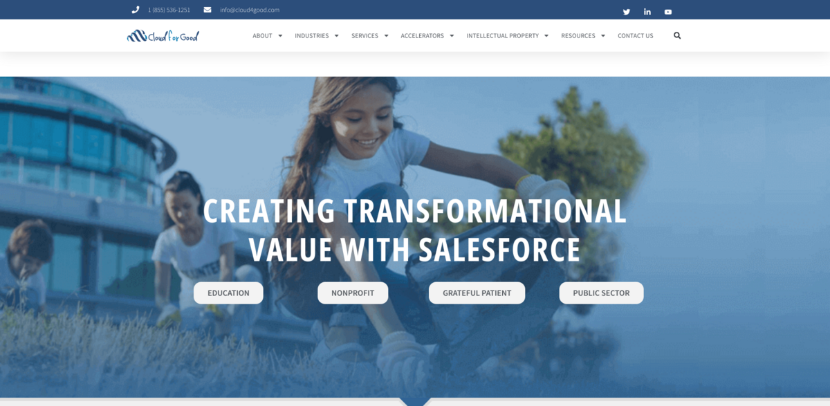 Cloud for Good Salesforce solutions