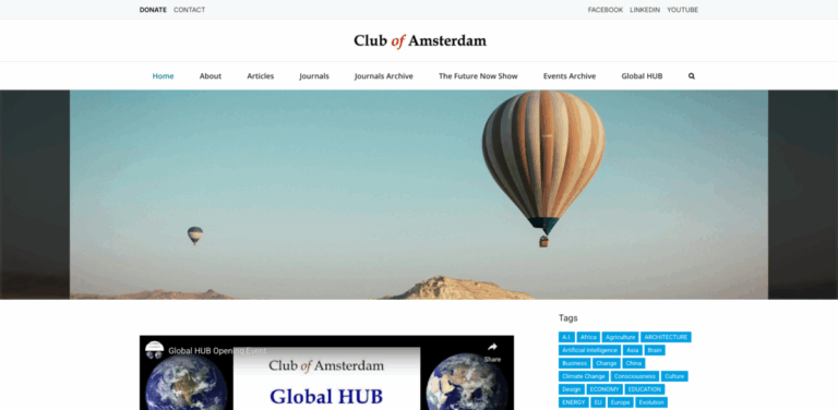 Club of Amsterdam: A Hub for Future-Oriented Thinkers