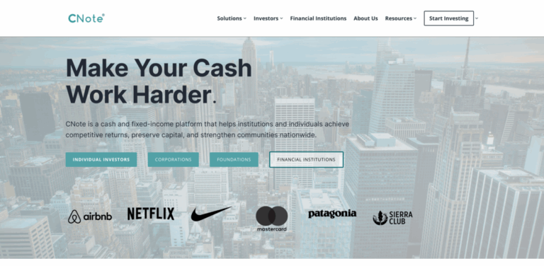 CNote: A Cash and Fixed-Income Platform for Community Impact