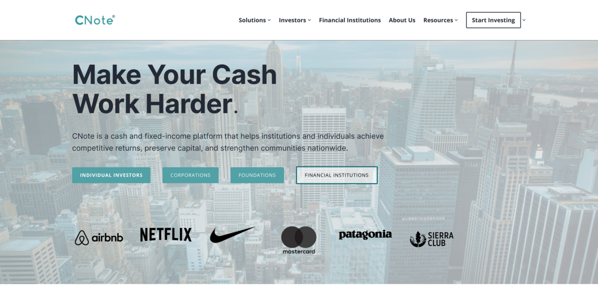 CNote community finance