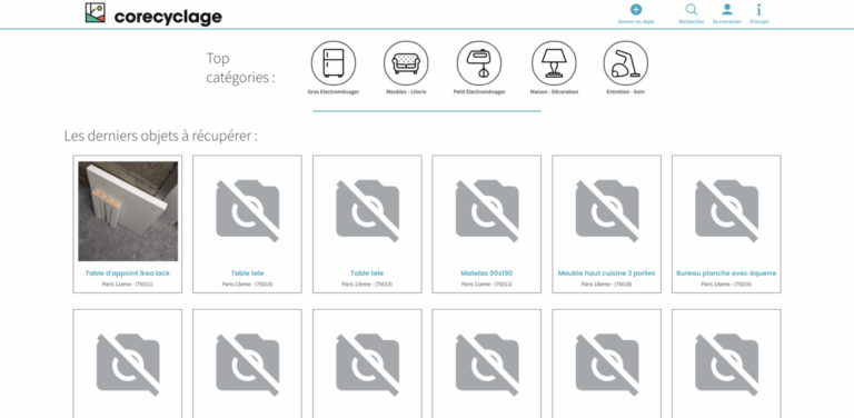 Co-Recyclage: A Platform for Sustainable Furniture and Equipment Sharing