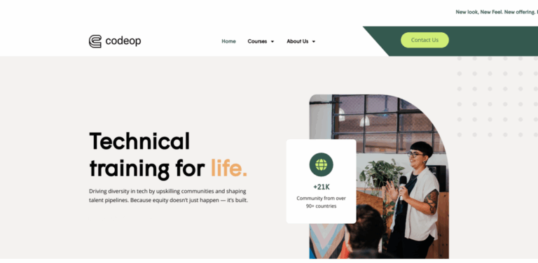 CodeOp: Empowering Diverse Talent in Tech Through Education