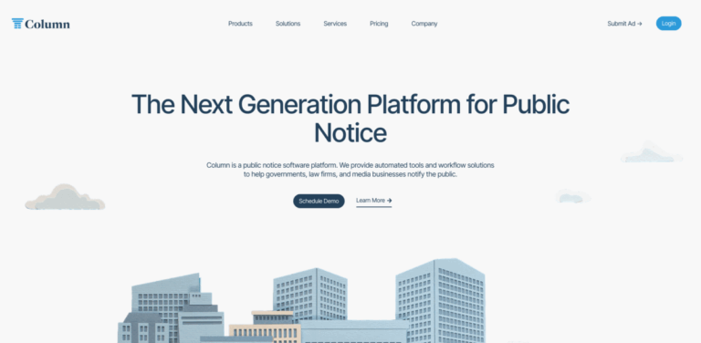 Column: A Public Notice Software Platform for Efficient Communication