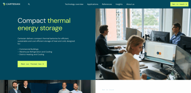 Cartesian: Efficient Compact Thermal Energy Storage Solutions