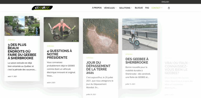 Concept GeeBee: Sustainable Transport Solutions for a Greener Future