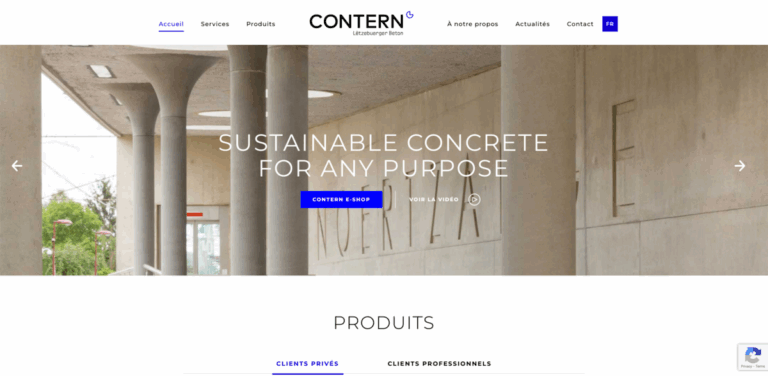 Contern S.A.: Quality Construction Materials and Sustainable Concrete Solutions