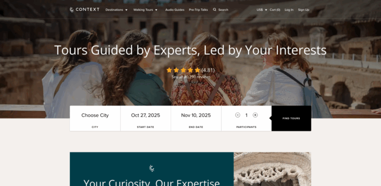 Context Travel: Immersive Cultural Experiences Through Expert-Led Tours