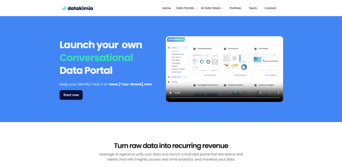 Conversational Data Portal