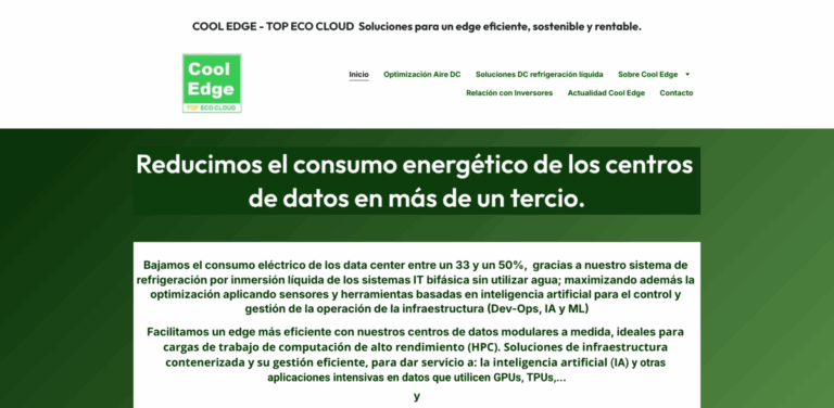 Cool Edge: Eco-Friendly Cloud Solutions for Sustainable Data Centers