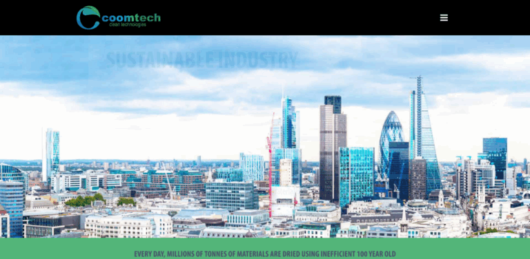 Coomtech: Innovative Solutions for Efficient Bulk Solids Drying