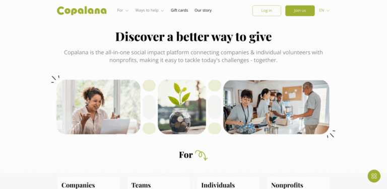 Copalana: Connecting Companies and Volunteers with Nonprofits for Social Impact