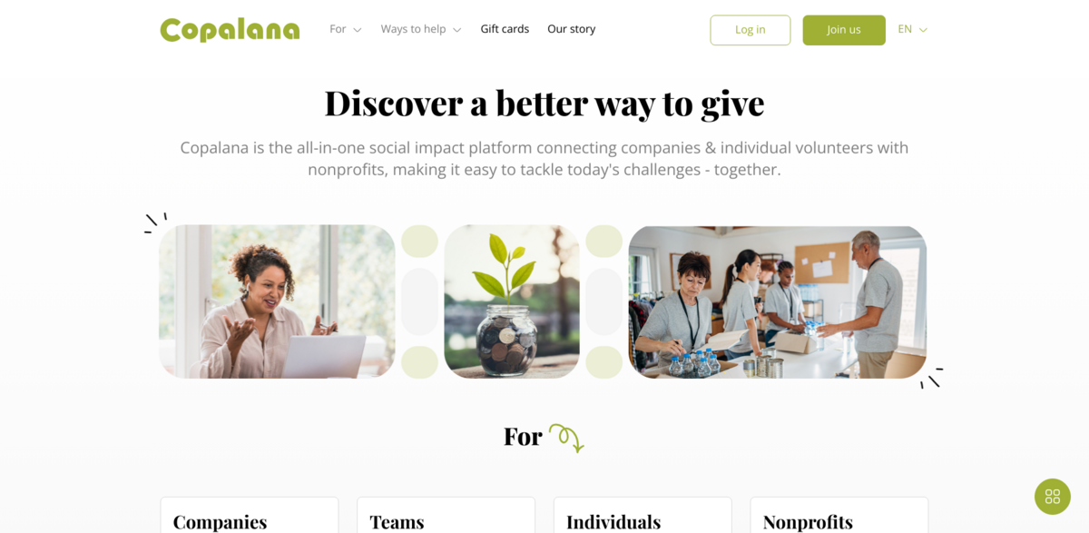 Copalana social impact platform