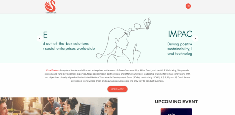 Coral Swans: Empowering Female Innovators for Sustainable Impact