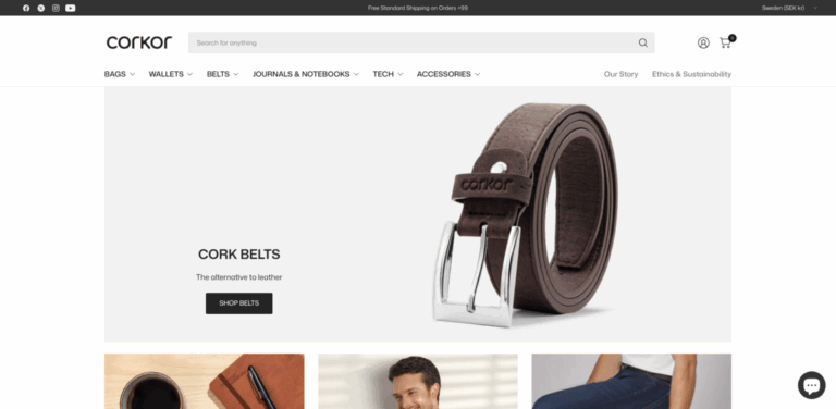 Corkor: Eco-Friendly Cork Products for Sustainable Fashion