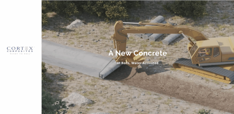 Cortex Composites: Innovative Geosynthetic Cementitious Composite Mats for Construction