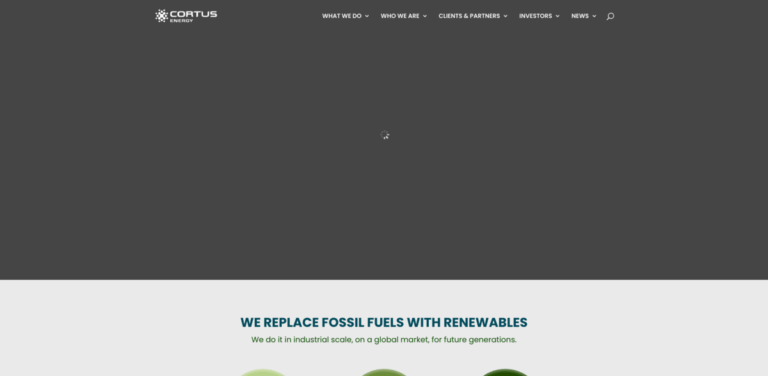 Cortus Energy: Transforming Waste into Renewable Energy Solutions