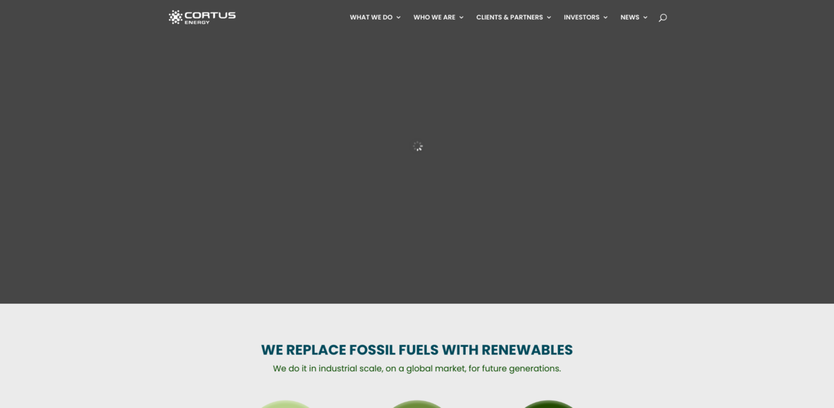 Cortus Energy renewable energy