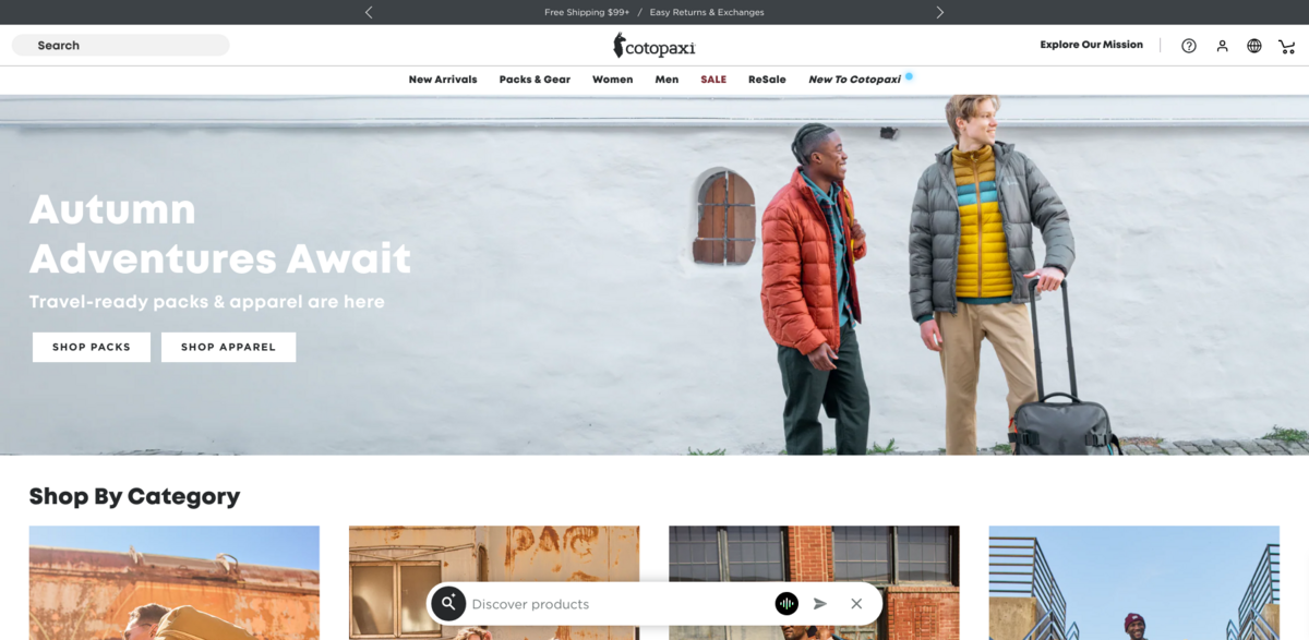 Cotopaxi outdoor gear