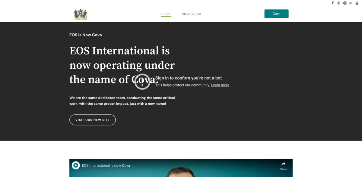 Cova safe drinking water