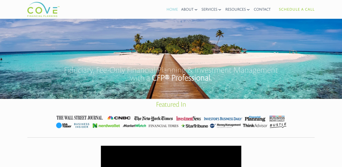 Cove Financial Planning, LLC: Comprehensive Fee-Only Financial Services with a Focus on Social Responsibility