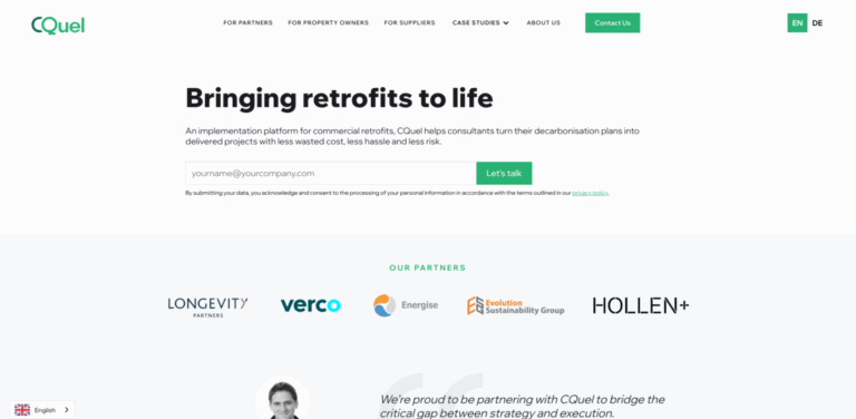 CQuel: A Platform for Efficient Commercial Retrofit Projects
