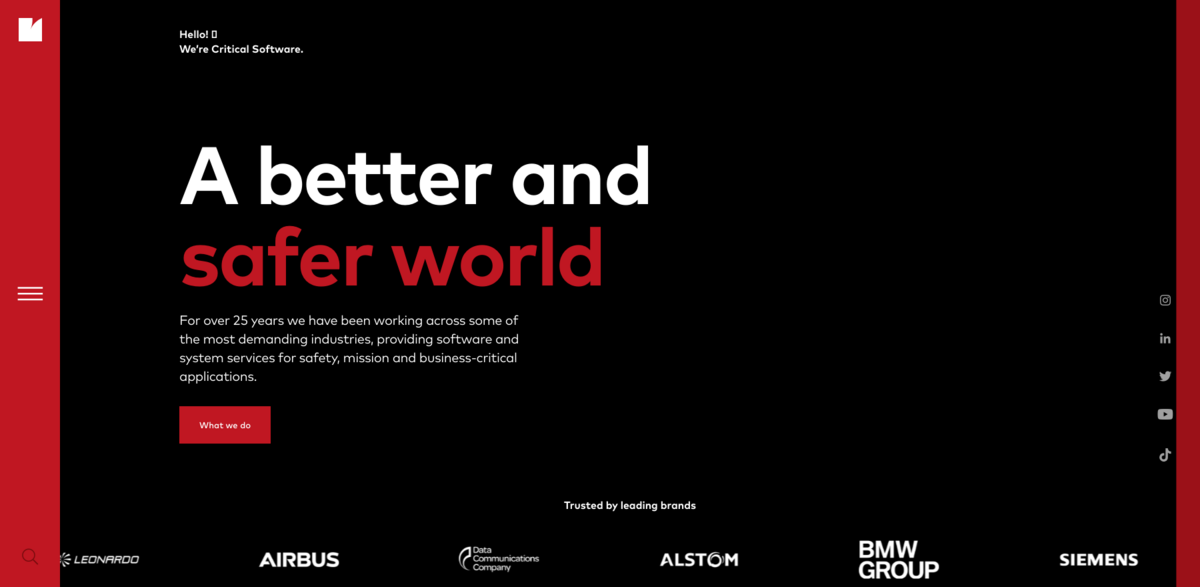 Critical Software solutions