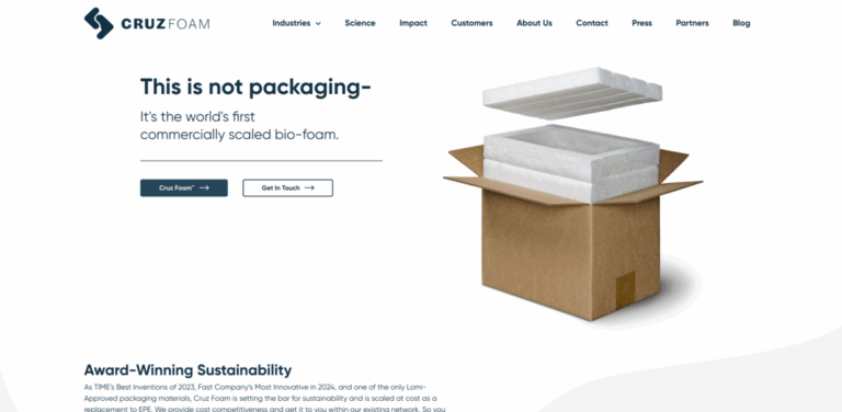Cruz Foam: Sustainable Bio-Foam Packaging Solutions for a Greener Future