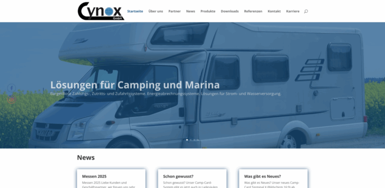Cynox GmbH: Innovative Cashless Solutions for Camping and Marinas