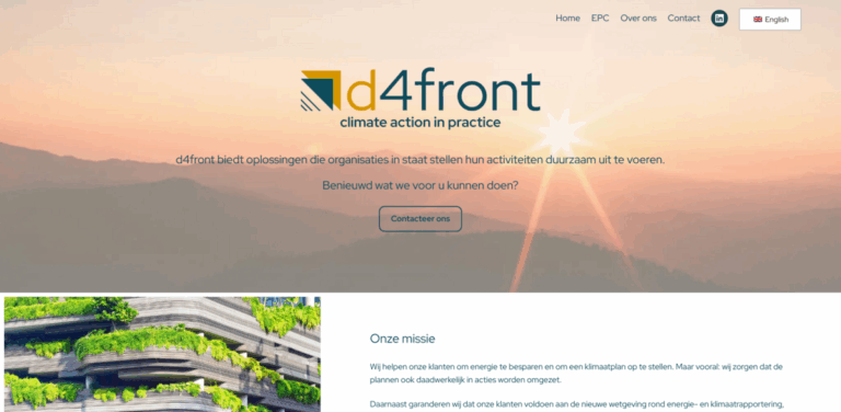 D4front: Enabling Sustainable Business Practices Through Climate Action