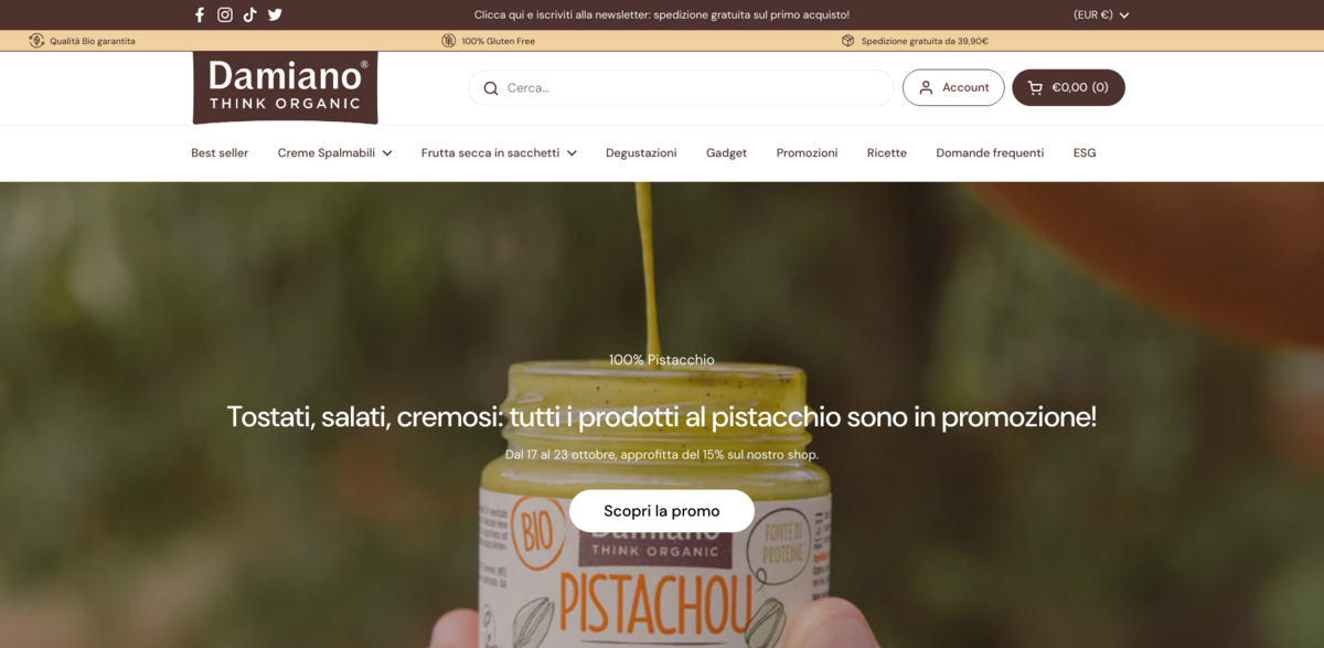 Damiano organic dried fruit