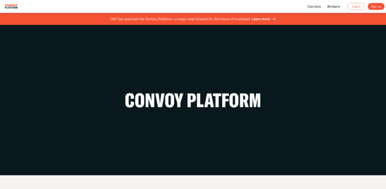 DAT Freight Tech: Simplifying Truckload Freight with the Convoy Platform