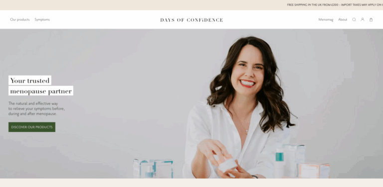 Days of Confidence: Empowering Women Through Menopause with Natural Solutions