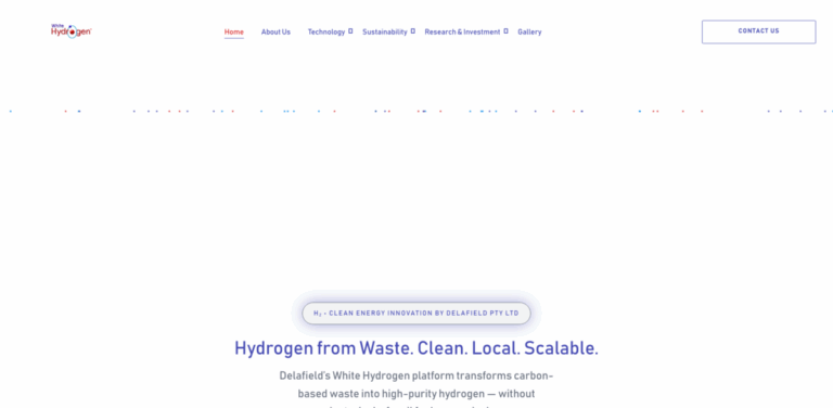Delafield: Innovating Clean Hydrogen Production from Waste