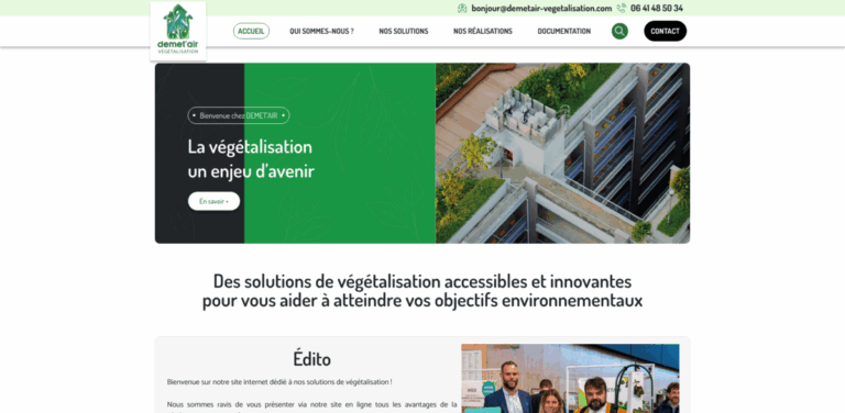 DEMET’AIR: Transforming Urban Spaces with Biodegradable Green Solutions