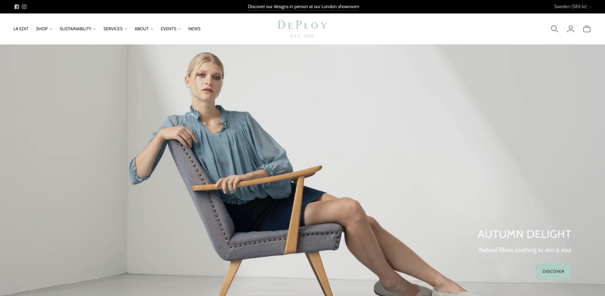 sustainable womenswear