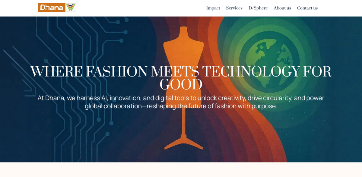 Dhana fashion technology sustainability