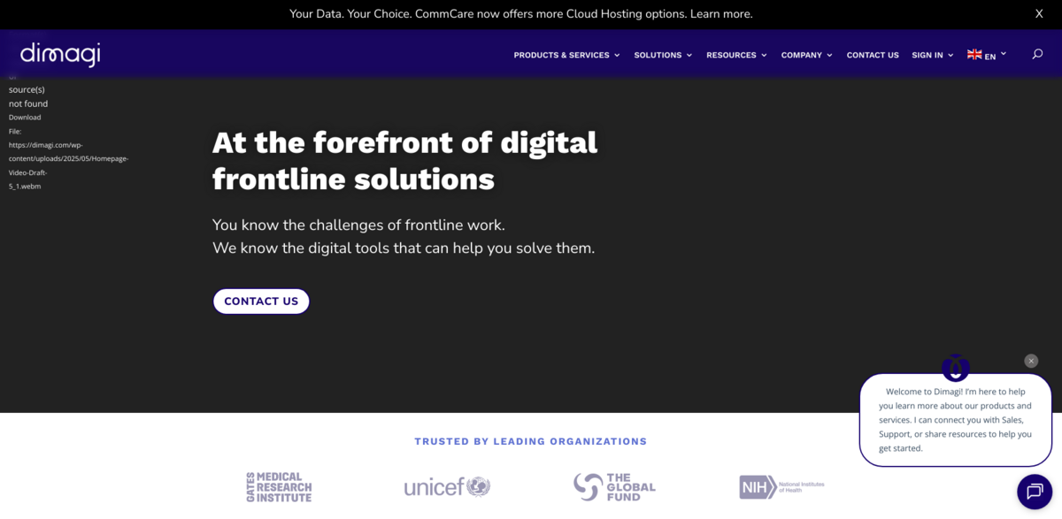 Dimagi healthcare solutions