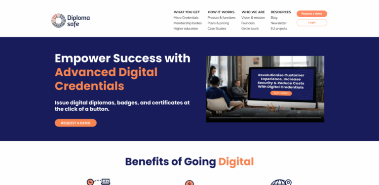 Diplomasafe: Streamlining Digital Credentials for Modern Education