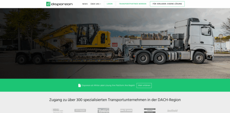 Disporeon GmbH: A Digital Platform for Construction Machinery Logistics