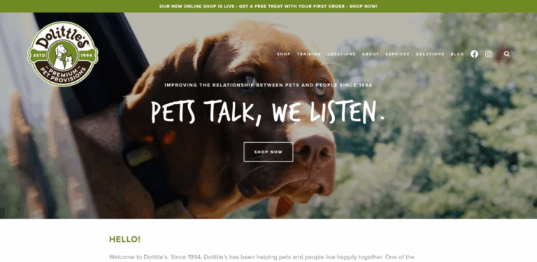 Dolittle’s: Your Trusted Partner for Pet Care and Happiness