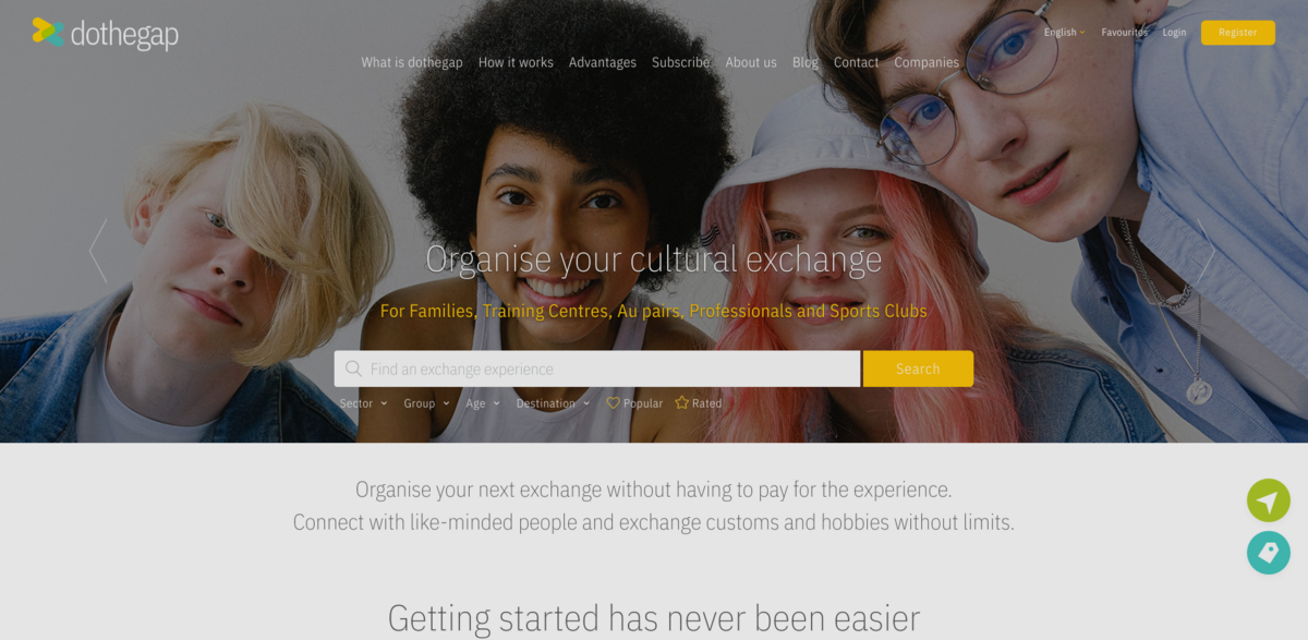 Dothegap user experience