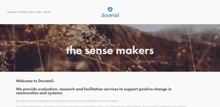 Dovetail: Empowering Communities Through Evaluation and Research Services