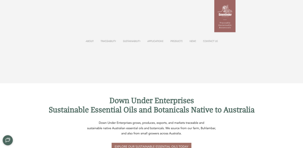 sustainable essential oils