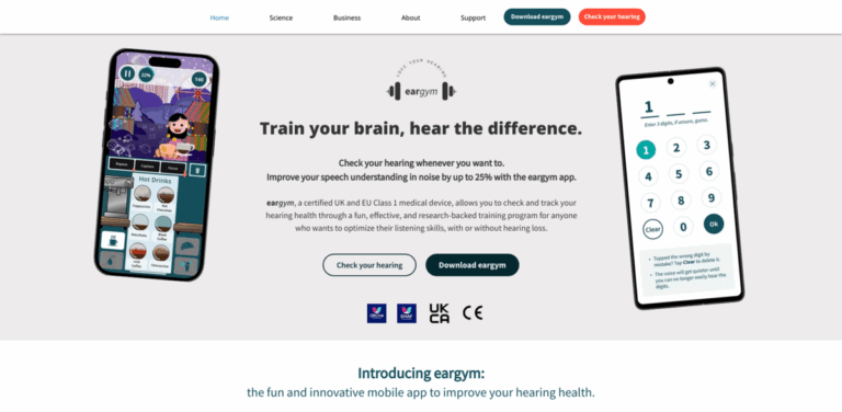eargym: A Mobile App for Enhancing Your Hearing Health