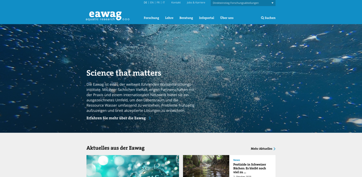 Eawag water research