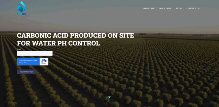 ECO2MIX: Sustainable Irrigation Water Management with Carbonic Acid